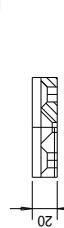 CAME PROFILES S40 - INTEGRALE - MONTANTE ANTERIORE - 3
