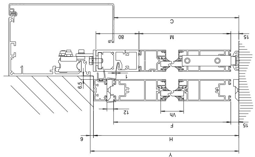 CAME PROFILES S40 - COPRIPROFILE 001LD00 - 3