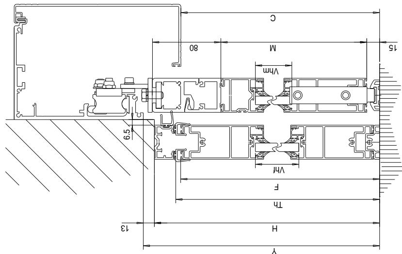 CAME PROFILES S40 - COPRIPROFILE 001LD00 - 1