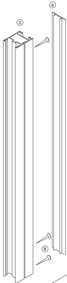 CAME PROFILES S40 - SEDE PER GUIDA INCASSATA 001MAM699 - 7