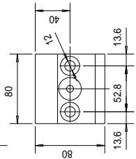 CAME PROFILES S40 - INTEGRALE - MONTANTE ANTERIORE - 4