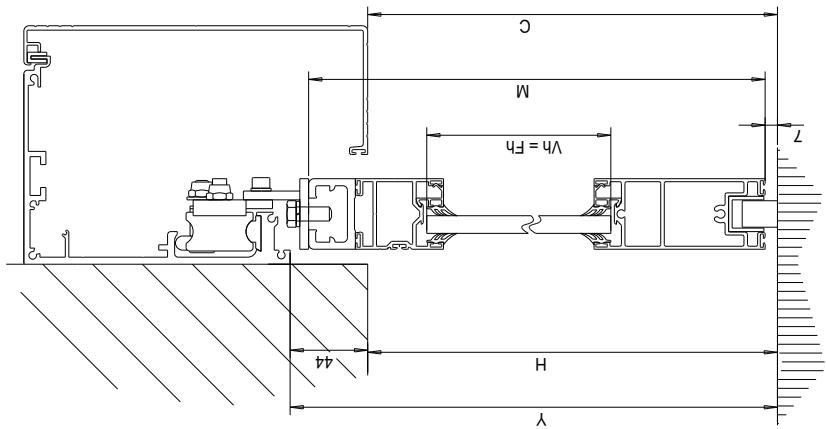 CAME PROFILES S40 - COPRIPROFILE 001LD00 - 1