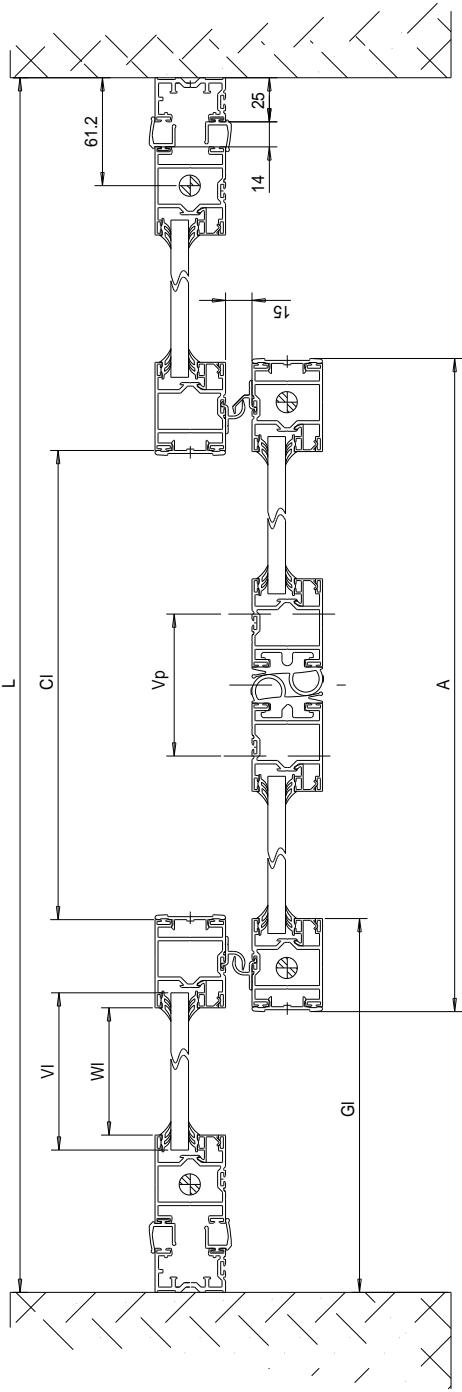 CAME PROFILES S40 - DETERMINAZIONE DELLE ALTEZZI - 1