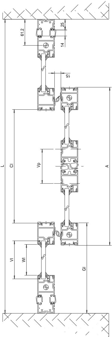 CAME PROFILES S40 - DETERMINAZIONE DELLE ALTEZZE - 1