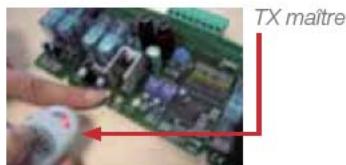 CAME PROGRAMMATION DES TELECOMMANDES - Programmer un émetteur sur la carte moteur - 2