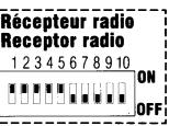 CAME TOP N38 - Codification 2E code (fig. 8B): - 2