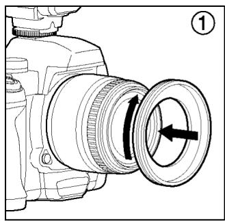 SIGMA EM-140 DG NA-ITTL - Anbringen der Blitzeinheit - 1