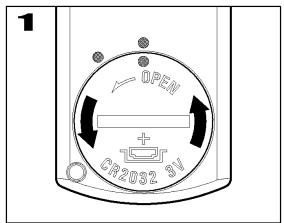 SIGMA SD14 - REEMPLACEMENT DES PILES DE LA TELECOMMANDE - 1