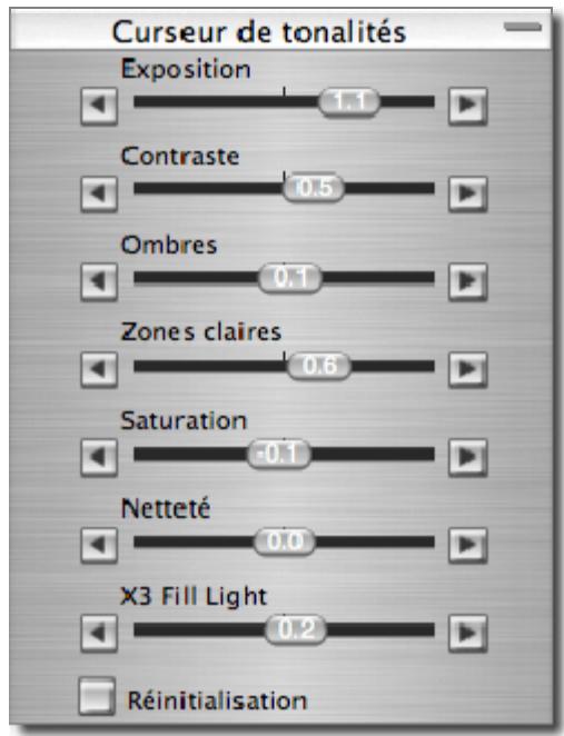 SIGMA PHOTO PRO - Utilisation des curseurs de tonalités - 1