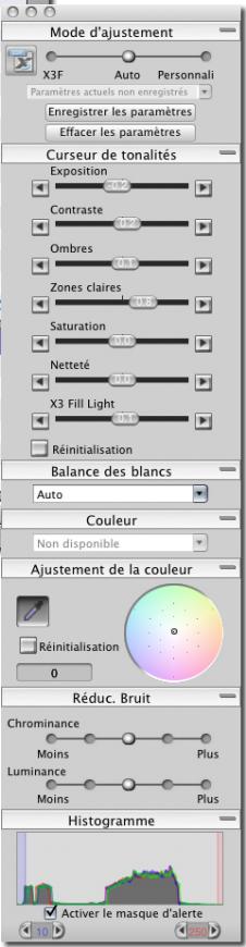 SIGMA PHOTO PRO 4.2 - Fenêtre d'Information - 3