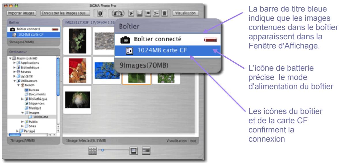SIGMA PHOTO PRO 4.2 - Connexion de l'appareil (SD9/SD10) - 1