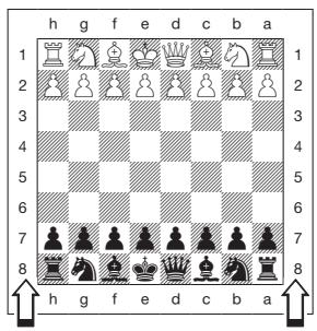 SAITEK CHESS CHALLENGER - JOUER LES NOIRS A PARTIR DU BAS? VOICI LA POSITION! - 1