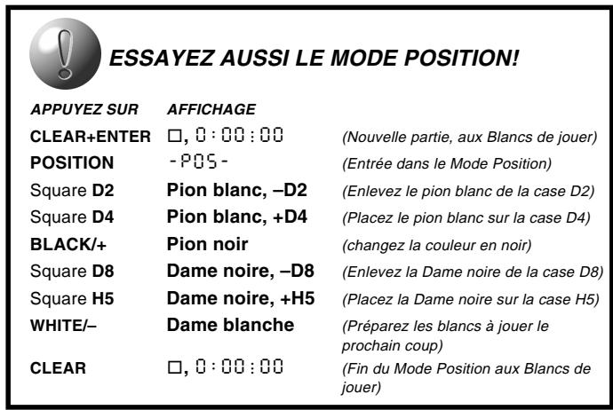 SAITEK MASTER CHESS - Changement et installation des positions - 1