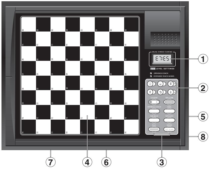 SAITEK TALKING CHESS TRAINER - SOUND LEVEL SIGNAL WHEN SELECTED - 1