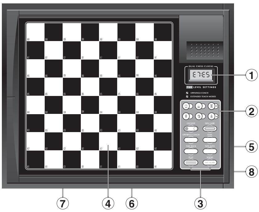 SAITEK TALKING CHESS TRAINER - SOUND-STUFE SIGNAL BEI AUSWAHL DER STUFE - 1