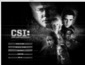GAMES PC CSI-LES EXPERTS - MENUPRINCIPAL - 1