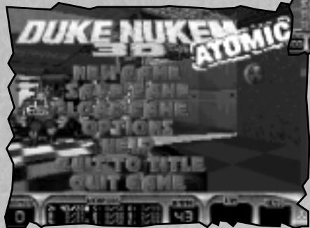 GAMES PC DUKE NUKEM 3D-ATOMIC EDITION - MAIN MENU - 1