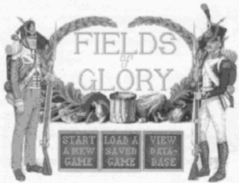 GAMES PC FIELDS OF GLORY - Ecran Menu principal - 1