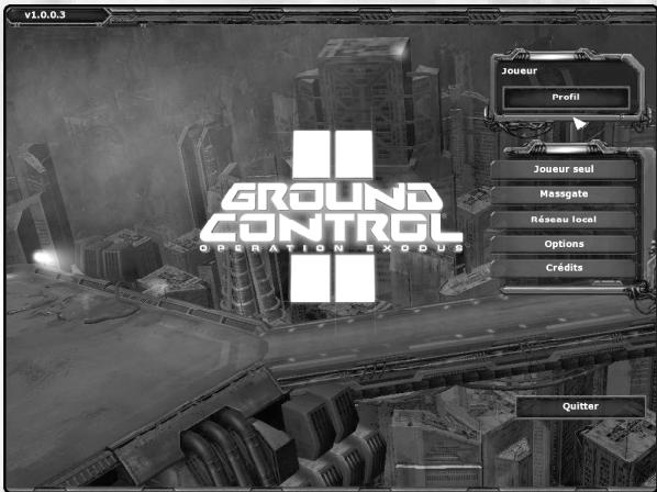 GAMES PC GROUND CONTROL II - MENUS - 1