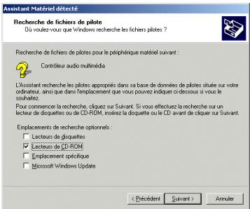 HERCULES MUSE 5.1 DVD - 3.1.3.Installer les pilotes sous Windows 2000 - 2