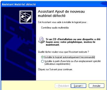 HERCULES MUSE 5.1 DVD - 3.1.4.Installer les pilotes sous Windows XP - 1