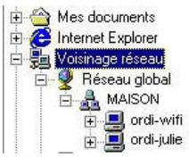 HERCULES WIRELESS G PCI - Ordinateurs sous Windows Me : Acceder aux dossiers partages - 1