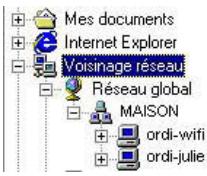 HERCULES WIRELESS G PCI - Ordinateurs sous Windows 98 SE : Acceder aux dossiers partages - 1