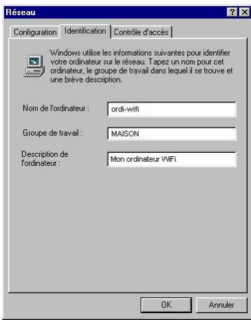 HERCULES WIRELESS G PCI - Windows Me : Modifier le nom d'un groupe de travail - 1