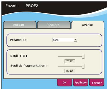 HERCULES WIRELESS G PCI - Fenetre Voir / Modifier les favorsis - 4