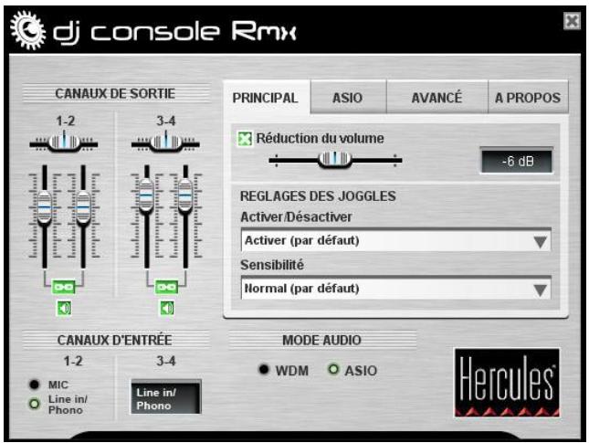 HERCULES DJ CONSOLE RMX - Utilisation du panneau de commande DJ console rmx - 1