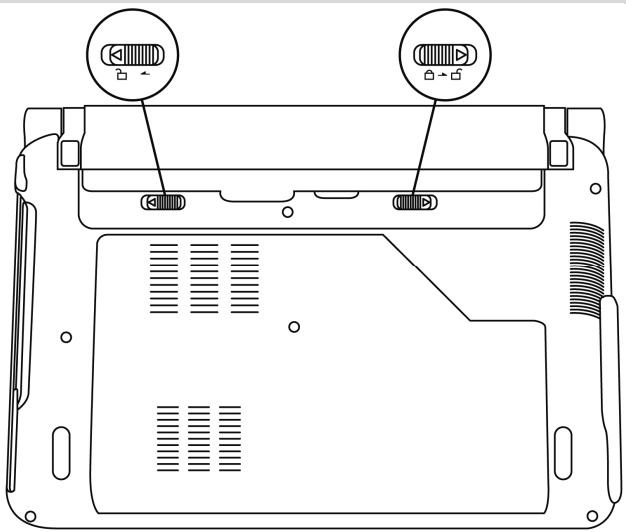 HERCULES EC-1000W - Installer et enlever la batterie - 2