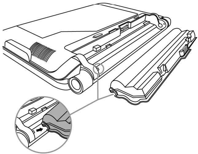 HERCULES EC-1000W - Installer et enlever la batterie - 7