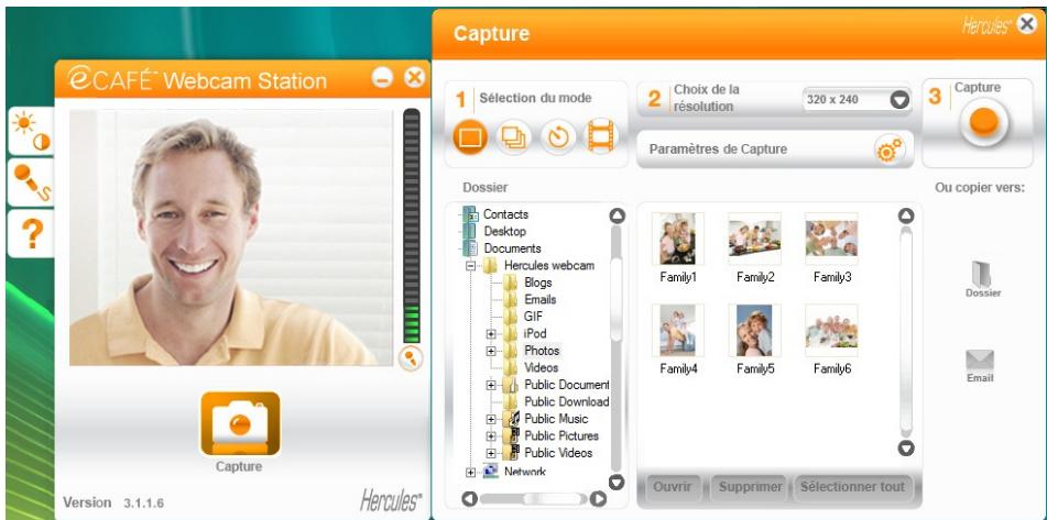 HERCULES EC-900B-H120GVW - Utiliser la webcam - 2