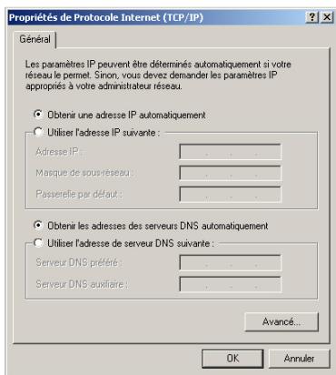 HERCULES HWNPCM-300 - Windows 2000 : Partager une connexion ADSL dans un réseau de type Infrastructure - 3