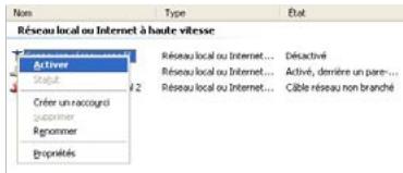 HERCULES HWNPCM-300 - Windows XP : Activer ou désactiver manuellement la connexion WiFi de votre adaptateur (utilisateurs avances) - 1