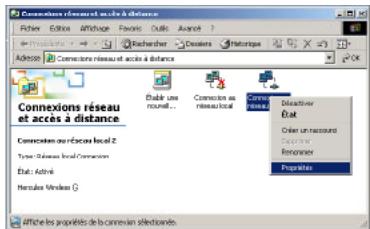 HERCULES HWNPCM-300 - Windows 2000 : Partager une connexion ADSL dans un réseau de type Infrastructure - 1