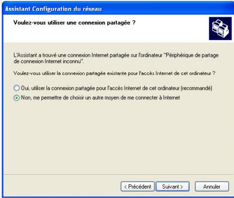 HERCULES HWNPCM-300 - La fenetre ci contre peut apparaitre si I'Assistant a trouve un matériel réseau déconnecté. - 1