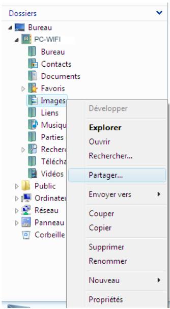 HERCULES HWNPCM-300 - Windows Vista : Mettre en partage des dossiers publics ou personnels - 1