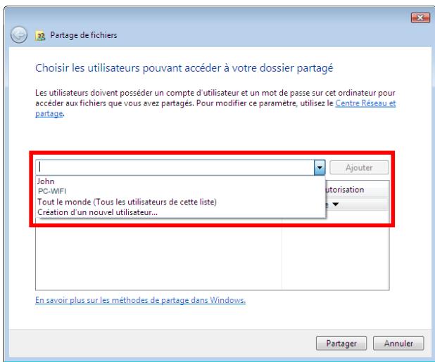 HERCULES HWNPCM-300 - Windows Vista : Mettre en partage des dossiers publics ou personnels - 2