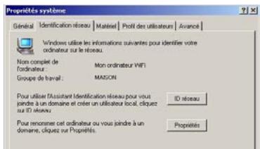 HERCULES HWNPCM-300 - 5.4.1.Creer un groupe de travail sous Windows 2000 - 1