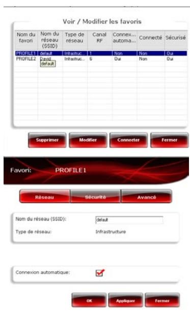 HERCULES HWNPCM-300 - Voir / Modifier les favorsis - 1