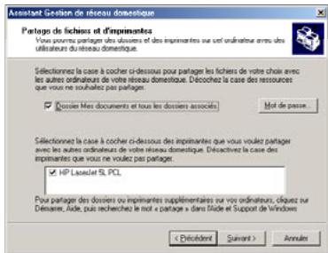 HERCULES HWNPCM-300 - Windows Me : Utiliser l'Assistant Gestion de réseau domestique dans un réseau de type Ad hoc - 7