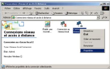 HERCULES HWNPCM-300 - Procedez comme suit pour chaque ordinateur qui va utiliser la connexion Internet partagée: - 1