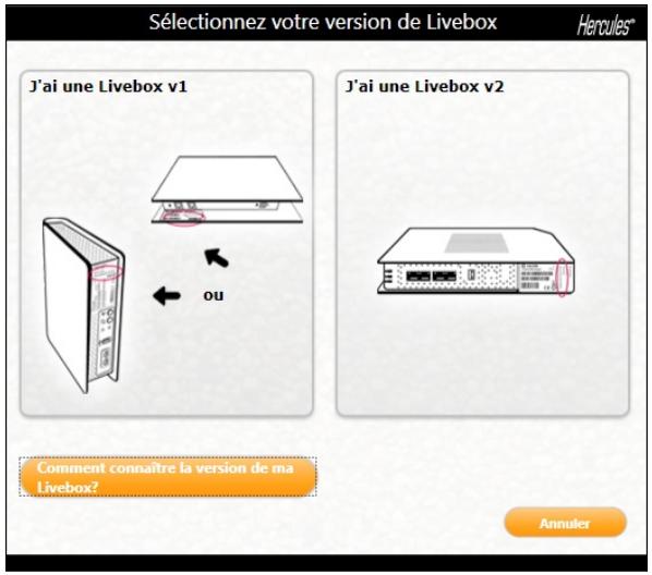 HERCULES HWNU-LB-150 - Pour se connecter au réseau Livebox : - 1