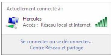 HERCULES HWNU-LB-150 - Windows Vista : Partager une connexion ADSL dans un réseau de type Infrastructure - 1