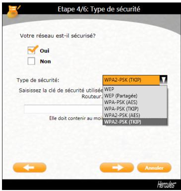 HERCULES HWNU-LB-150 - 4.7.3.Ajouter un nouveau favori manuellement ou creer un réseau Ad hoc - 4
