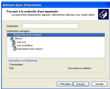 HERCULES HWNU-LB-150 - Sur les ordinateurs qui sont utilisés l'imprimante partagée : - 3