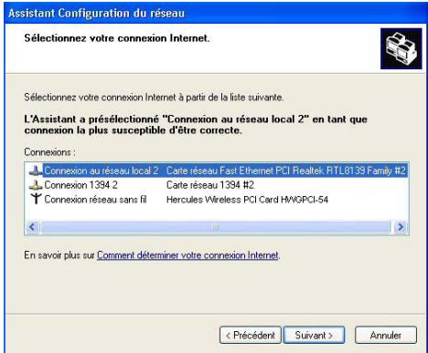 HERCULES HWNU-LB-150 - Assistant Configuration du réseau - 2