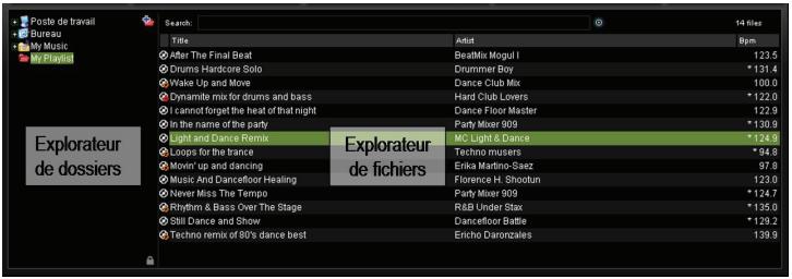 HERCULES VIRTUALDJ 6 LE TC - b) Navigateur - 1