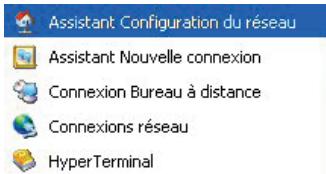 HERCULES EPLUG 200 MINI V2 - Windows XP : Utiliser l'Assistant Configuration du réseau dans un réseau de type Ad hoc - 1